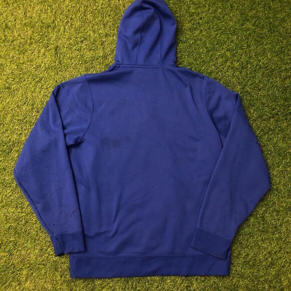 Men’s Blue Under Armour Embroidered Logo Hooded Sweatshirt - Picture 2 of 6